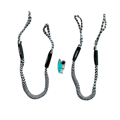 NautiCurl Bungee Boat Ropes - Shock Absorbing (2 Ropes)