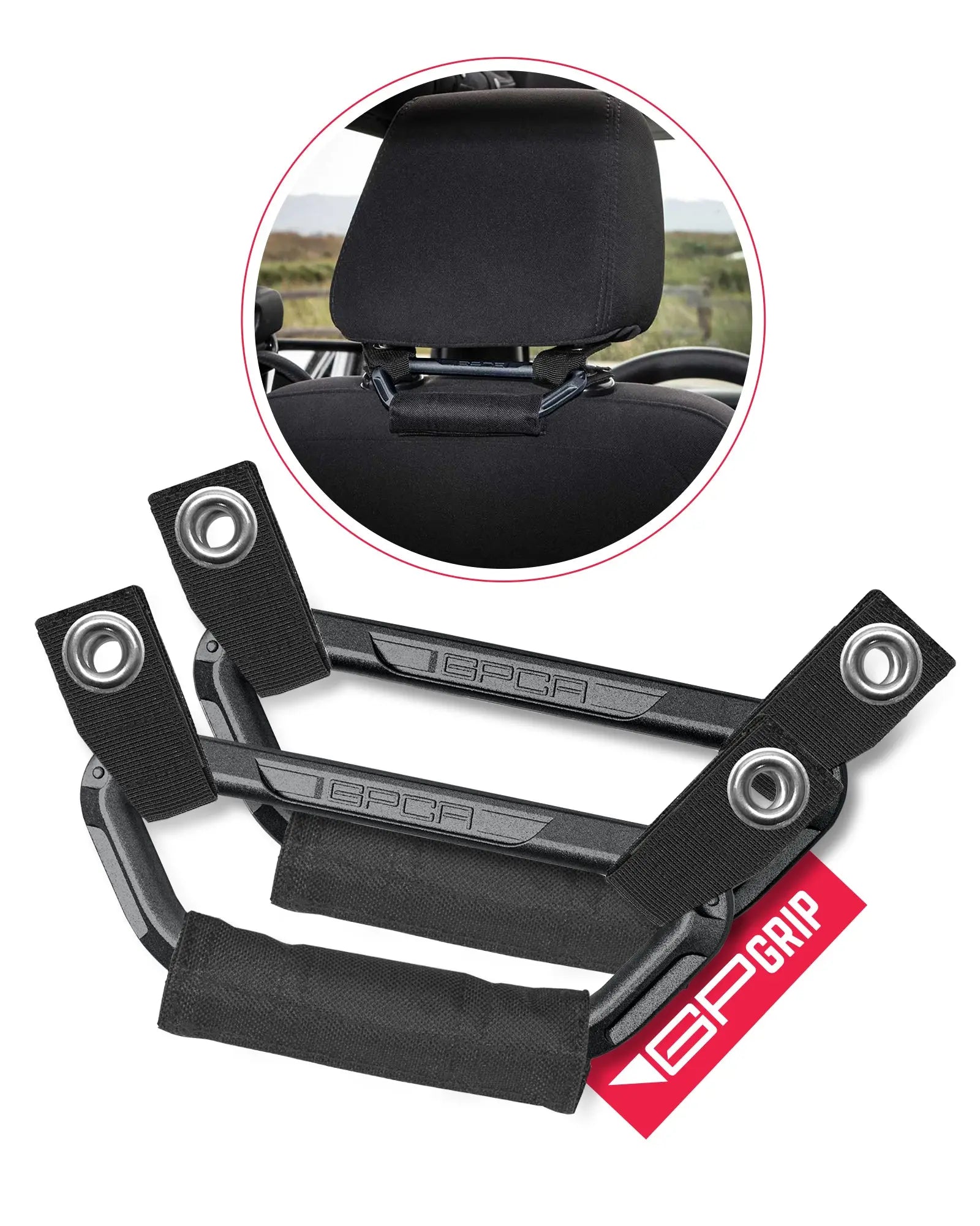 GP Back Grip PRO — Rear Headrest Handles for All Cars & Trucks – All ...